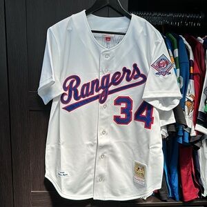 Nolan Ryan Texas Rangers Mitchell & Ness 1993 Cooperstown Authentic Jersey